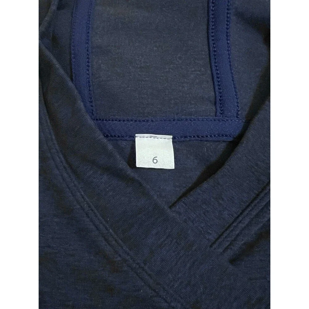 LULULEMON Heathered Hero Blue Extra Mile Pullover Hoodie Ruffle Cuff Running 6